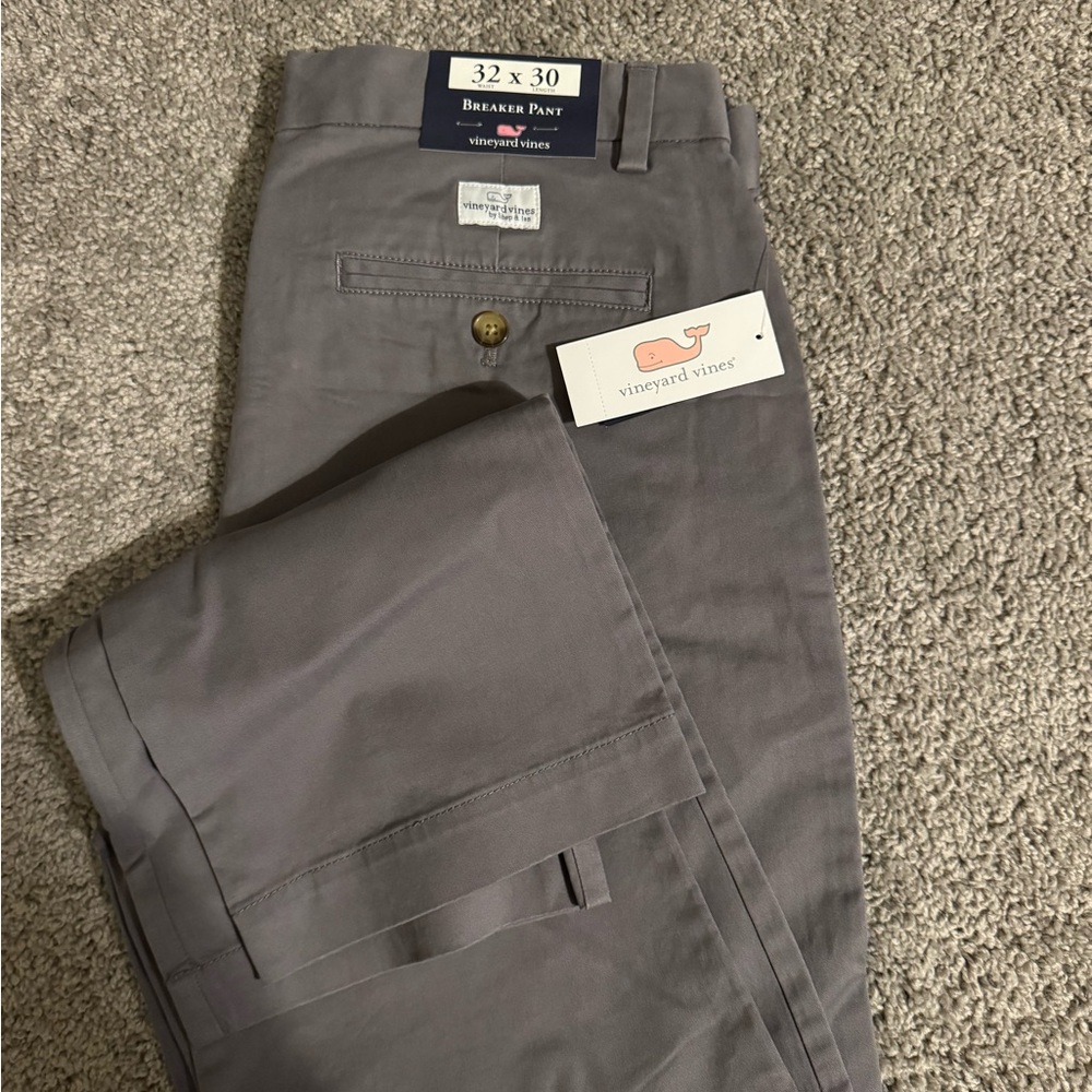 Vineyard Vines Gray Chino Pants Classic Style